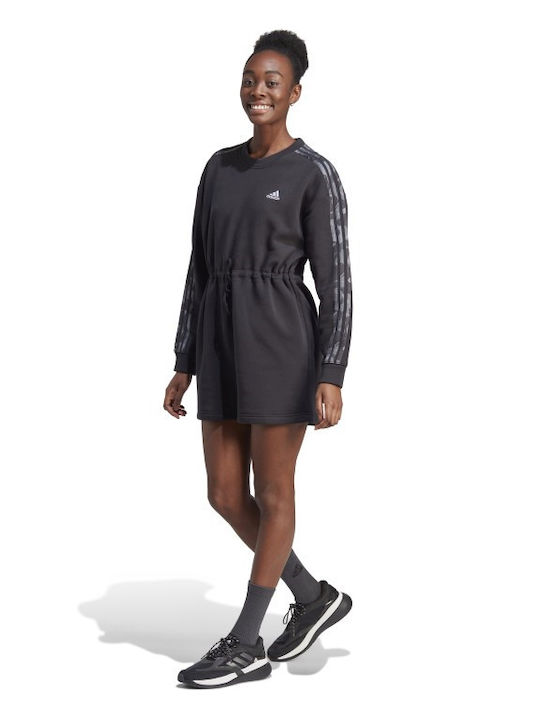 Adidas Καλοκαιρινό Mini Αθλητικό Φόρεμα Μαύρο