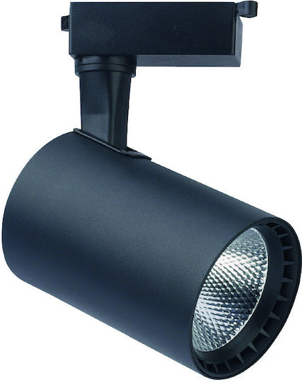 Horoz Electric Single LED Natural White Spot in Black Color
