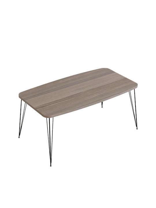 Femi Rectangular Wooden Coffee Table Sonoma L90xW50xH40cm