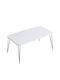 Femi Rectangular Wooden Coffee Table White L90xW50xH40cm