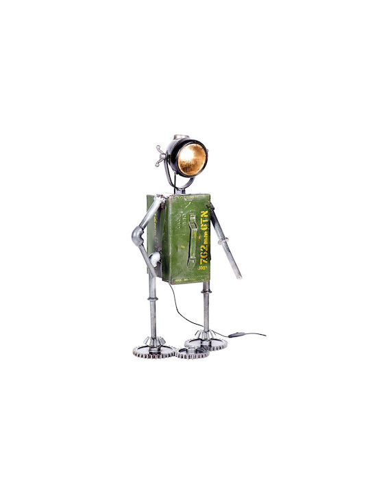 SPECIAL OBJECTS "Robot" Dekorative Lampe mit Fassung für E27 Lampe Grün