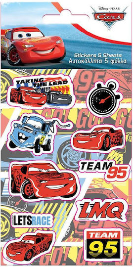 Diakakis Stickers Cars for Children 3+ Years 10pcs