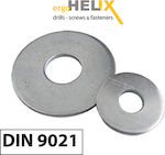 Helix Wide Washer 5mm DIN 9021 100pcs