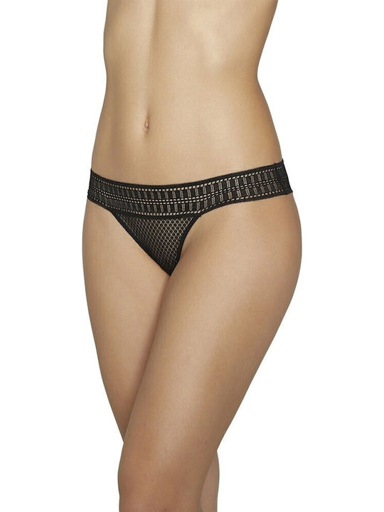 Damen Slip Schwarz
