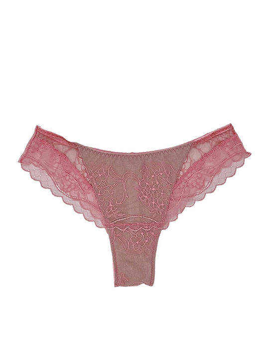Damen Brasilien mit Spitze Rosa