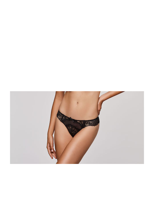 Lida Women's Brazil with Lace Black