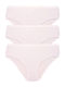 High Waist Women's Slip 3Pack White