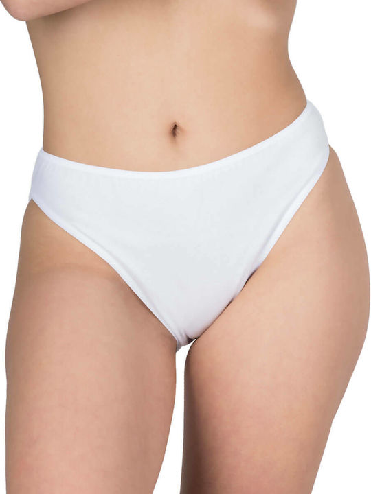 Βαμβακερά Damen Slip MultiPack Weiß