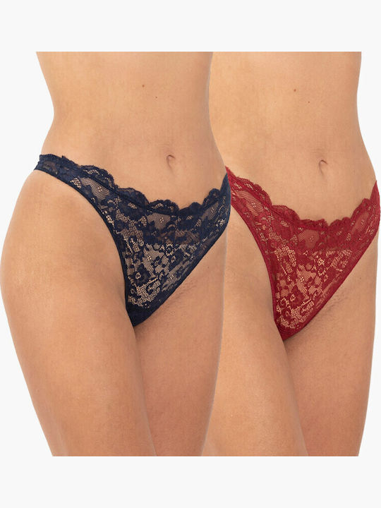 Femei Șir de caractere 2Pack cu Dantelă