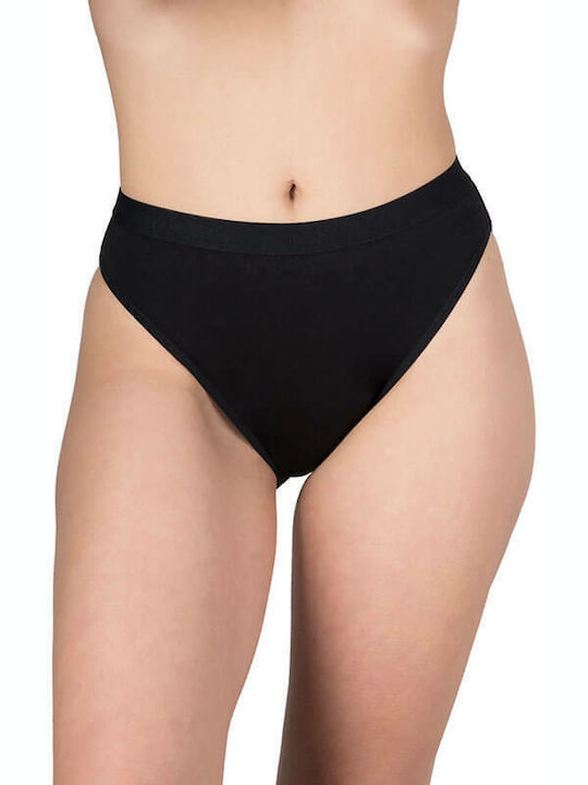 A.A UNDERWEAR Tai Bumbac Femei Alunecare MultiPack Negre