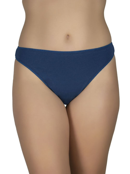 A.A UNDERWEAR Baumwolle Damen Zeichenfolge Blau