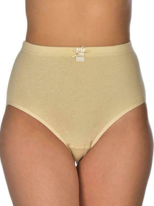 Jokers Hochtailliert Damen Slip Beige