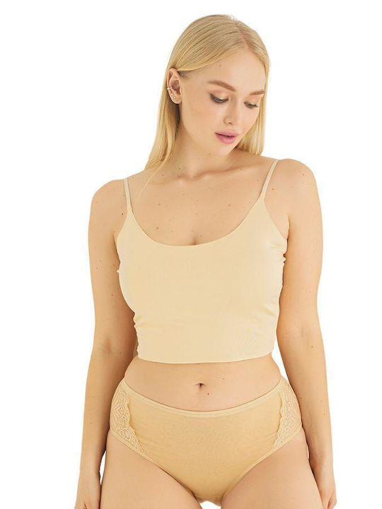 Sexen Damen Slip Light beige