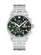 Swiss Military Hanowa Thunderbolt Herrenuhr 43mm Chronograph Batterie mit Silber Rostfreien Stahlarmband