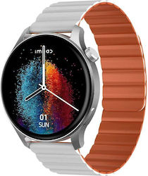 Imilab W13 Aluminium Smartwatch με Παλμογράφο (Ασημί)