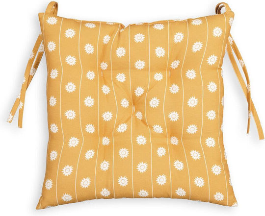 La Redoute Interieurs Waterproof Възглавница за Градински Стол Жълт 40x40см.