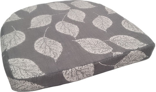 Perna Scaunului De Grădină Plum Potcoavă Gri 44x44 cm