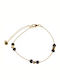 Bizoutaki Gold Plated Brass Anklet from Brass 20cm BZ BR 00203