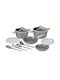 Berlinger Haus Kochgeschirr-Set Grey BH-7077 12Stück