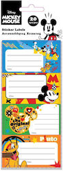 Diakakis Notebook Labels Mickey 20pcs