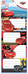 Diakakis Notebook Labels Cars 20pcs