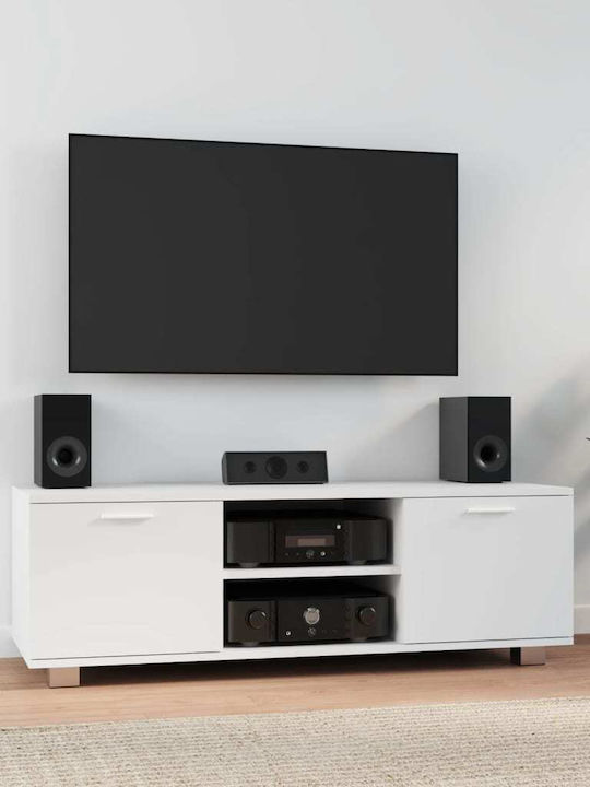 TV Stand White 120x40.5x35 cm