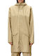 Women's for Hiking Short Lifestyle Jacket Waterproof for Spring or Autumn Beige