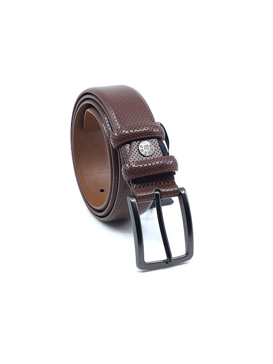 Legend Accessories Men's Leather Belt Brown