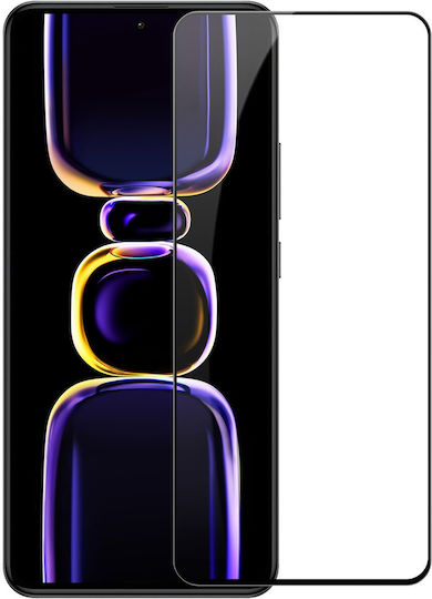 Nillkin CP+ PRO Full Face Tempered Glass Μαύρο (Poco F5 Pro)