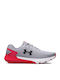 Charged Rogue 3 Kids Sports Shoes Running with Laces Gray