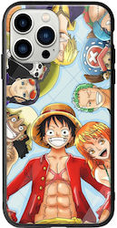 One Piece Umschlag Rückseite Silikon / Gehärtetes Glas / Kunststoff Schwarz (iPhone 14 Pro)