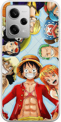 One Piece Umschlag Rückseite Silikon Mehrfarbig (Redmi Note 12 Pro+)