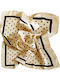 Women's Silk Scarf Beige GMA-YF-8-KREM