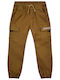 Energiers Pantaloni cargo copii Tabac maro 12-123110-2