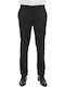 Trousers Suit Elastic in Slim Fit Black