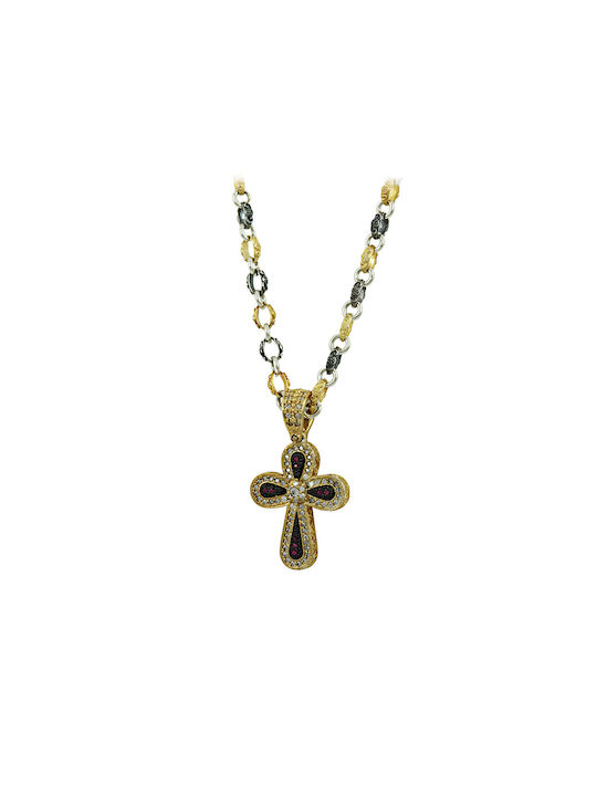Dimitrios Exclusive Women's Cross from Silver with Chain