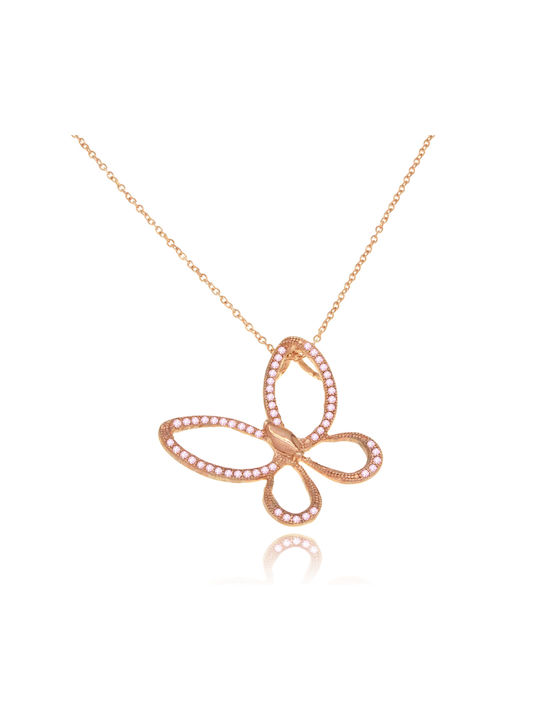 Arapinis Necklace with Pink Gold Plating