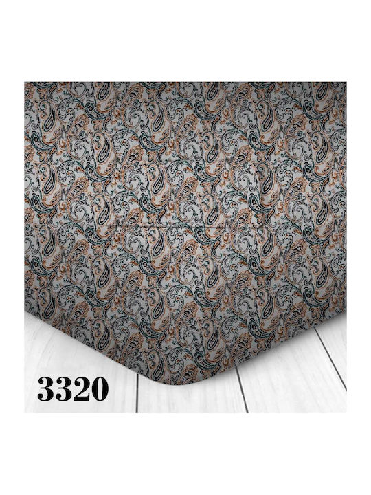 Marwa 3320 Σεντόνι Υπέρδιπλο 220x250εκ. Γκρι