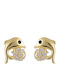 Sava Jewellery Earrings with Clip made of Silver Gold Plated