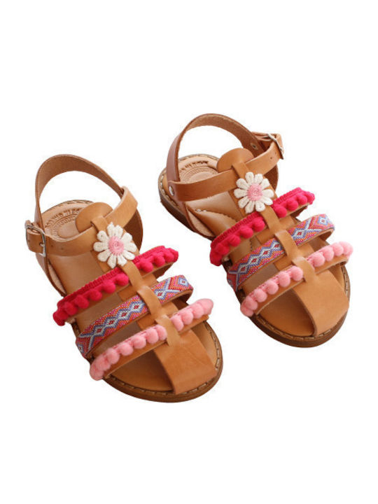 Philio Kinder Sandalen Anatomisch Rosa