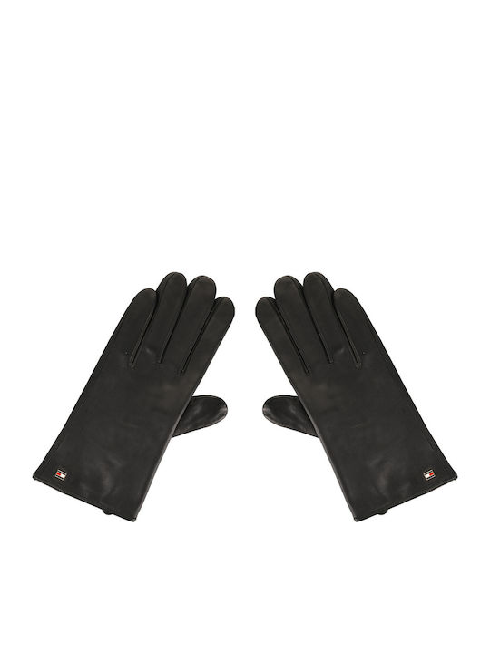 Schwarz Leder Handschuhe