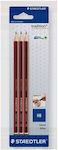 Staedtler Tradition Pencil HB Red 3pcs