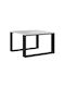 Mini Biel Square Wooden Coffee Table White L67xW67xH40cm