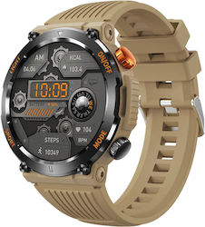 Microwear HT17 Smartwatch mit Pulsmesser (Khaki)