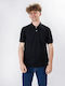 Polo Short Sleeve Blouse Black