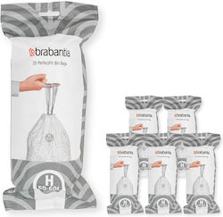Brabantia Σακούλες Απορριμάτων 120бр Λευκές