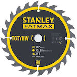 Stanley STA15325 Cutting Disc Wood 165mm with 24 Teeth 1pcs