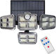 Eko Light Επιτοίχιο Ηλιακό Φωτιστικό με Αισθητήρα Κίνησης και Φωτοκύτταρο