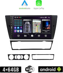 Kirosiwa Ηχοσύστημα Αυτοκινήτου για BMW Σειρά 3 (Bluetooth/USB/WiFi/GPS/Apple-Carplay/Android-Auto) με Οθόνη Αφής 9"