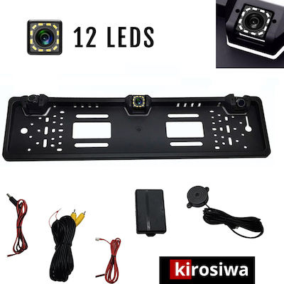 Kirosiwa Back Car Parking System with Camera / Buzzer in Black Colour